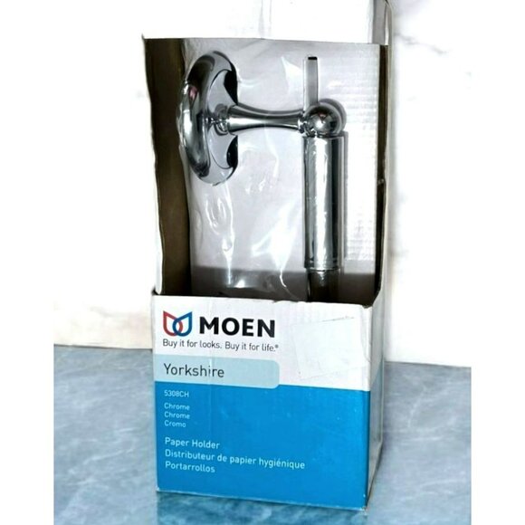 Moen Other - New Moen Chrome Toilet Paper Roll Holder Wall Mount Yorkshire Bathroom Accessory